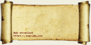 Georgina Bzeničanin vizit kartica